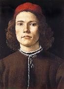 Sandro Botticelli Portrait of a young man painting